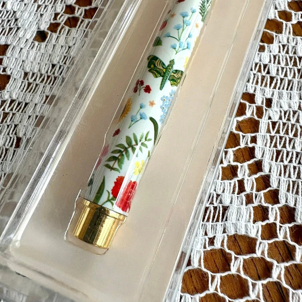 Rifle Paper Co. Botanical Butterfly Rollerball Pen Black Ink 0.5mm PEN011 New